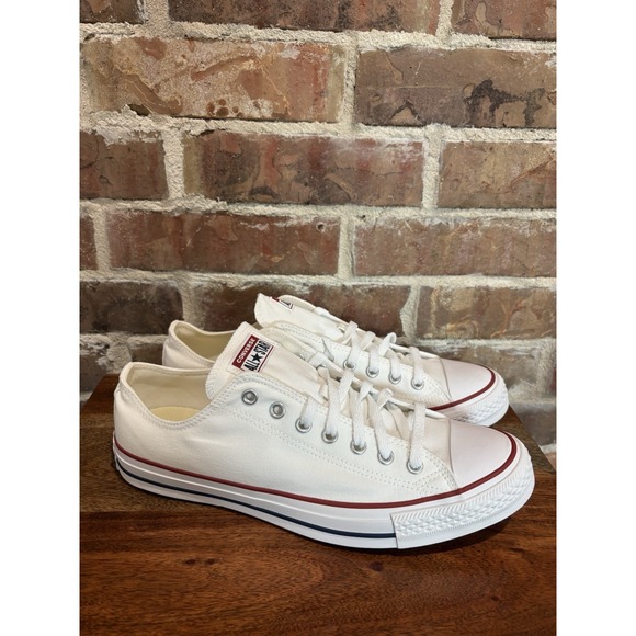 Converse All Star Ox White M7652 Shoes Sneakers Size M/12 W/14, Brand New w/ Box - Picture 2 of 10